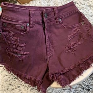 Maroon shorts!
